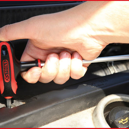 KS TOOLS T-Griff-Innensechskant-Kugelkopf-Schlüssel-Satz, 8-tlg ( 151.8155 ) - Toolbrothers