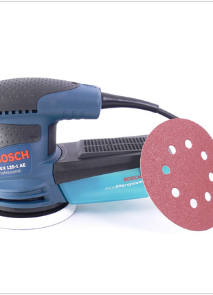 Bosch GEX 125-1 AE Exzenterschleifer 250 Watt 125 mm ( 0601387500 ) - Toolbrothers