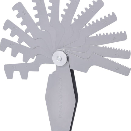 KS TOOLS Trapez-Gewindestahllehre, für 30° Gewinde, 2-12mm ( 300.0622 ) - Toolbrothers