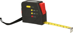 KS TOOLS Elektrisches Bandmaß mit Feststeller und Gürtelclip, digital, 5 m, 19 mm ( 300.1111 )