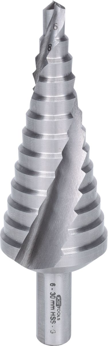 KS TOOLS HSS Stufenbohrer,Ø 6-30mm, 13 Stufen ( 330.2304 )