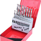 KS TOOLS HSS-G Spiralbohrer-Satz, Stahlblechkassette, 19-tlg 1-10mm ( 330.2610 ) - Toolbrothers