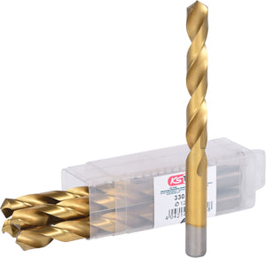 KS TOOLS HSS TiN Spiralbohrer, 12,5mm, 5er Pack ( 330.4125 )
