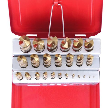 KS TOOLS HSS TiN Spiralbohrer-Satz, Stahlblechkassette 25-tlg 1-13mm ( 330.4613 ) - Toolbrothers