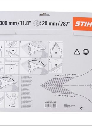 Stihl 300-3 Freischneider Dickichtmesser Motorsense 300 mm ( 4119 713 4100 ) - Toolbrothers