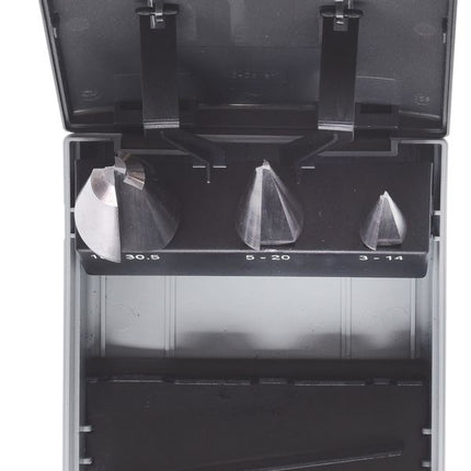 KS TOOLS HSS Blechschälbohrer-Satz, Kunststoffkassette 4-tlg ( 336.0533 ) - Toolbrothers