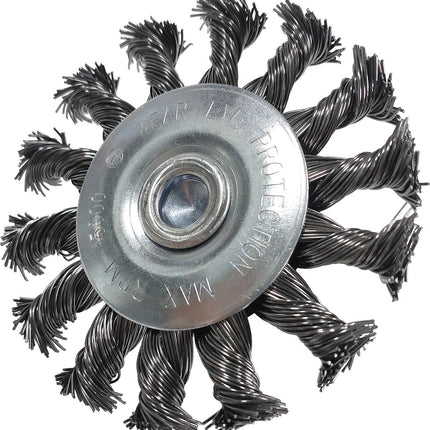 KS TOOLS Stahldrahtrundbürste 0,3mm, Ø 75mm ( 340.0038 ) - Toolbrothers