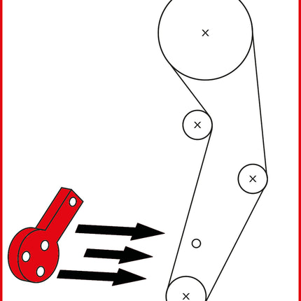 KS TOOLS Motoreinstell-Werkzeug-Satz für Fiat / Ford, 19-tlg ( 400.1000 ) - Toolbrothers