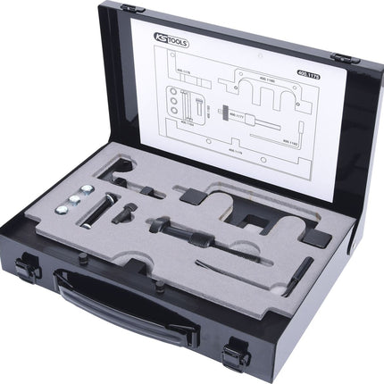 KS TOOLS Motoreinstell-Werkzeug-Satz für BMW, 14-tlg ( 400.1175 ) - Toolbrothers