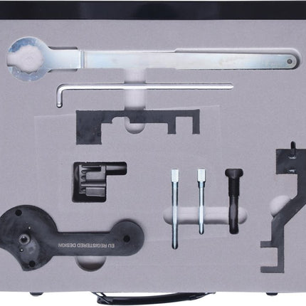 KS TOOLS Motoreinstell-Werkzeug-Satz für VAG, 9-tlg, Audi, Seat, Škoda, Volkswagen ( 400.2140 )