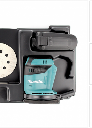 Makita DBO 180 ZE Akku Exzenterschleifer 18 V 125 mm + Einlage für Makpac - Toolbrothers