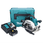 Makita DHS 661 RT1J Akku Handkreissäge 18 V 165 mm Brushless + 1x Akku 5,0 Ah + Ladegerät + Makpac - Toolbrothers