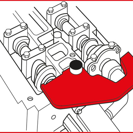 KS TOOLS Motoreinstell-Werkzeug-Satz für Ford, 5-tlg ( 400.4150 ) - Toolbrothers