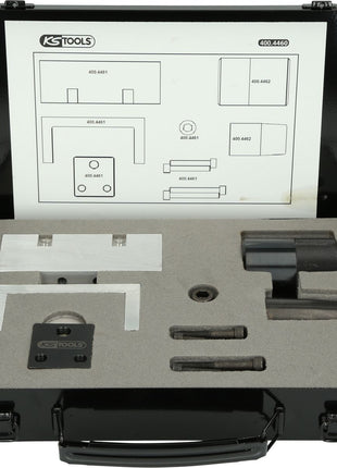 KS TOOLS Motoreinstell-Werkzeug-Satz für Ford / Volvo, 10-tlg ( 400.4460 ) - Toolbrothers