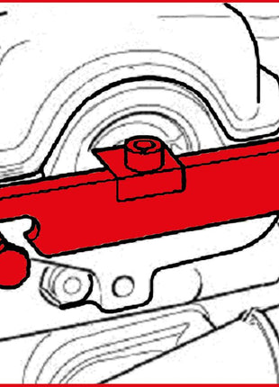 KS TOOLS Nockenwellen-Einstelllineal, 150 mm ( 400.9044 )