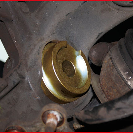 KS TOOLS Montage-Gegenhalteplatte-Satz für VW / Audi / Seat / Škoda, 2-tlg ( 440.0064 )