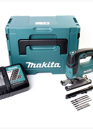 Makita DJV 142 RY1J Akku Pendelhubstichsäge 14,4V Brushless + 1x Akku 1,5Ah + Ladegerät + Makpac - Toolbrothers