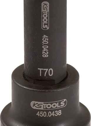 KS TOOLS 3/4" Kraft-Bit-Stecknuss Torx, lang, T70 ( 450.0442 ) - Toolbrothers