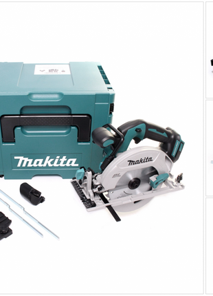 Makita DHS 680 ZJ Akku Handkreissäge 18 V 165 mm Brushless + Adapter + Makpac - ohne Akku, ohne Ladegerät