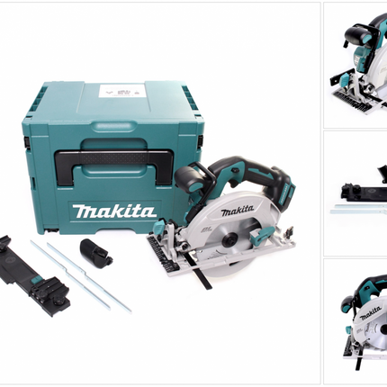 Makita DHS 680 ZJ Akku Handkreissäge 18 V 165 mm Brushless + Adapter + Makpac - ohne Akku, ohne Ladegerät