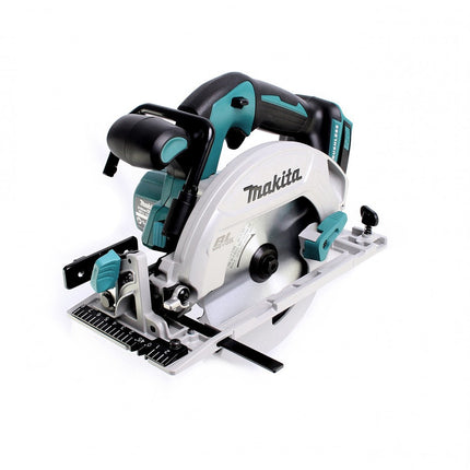 Makita DHS 680 RTJ Akku Handkreissäge 18 V 165 mm Brushless + 2x Akku 5,0 Ah + Ladegerät + Adapter + Makpac - Toolbrothers