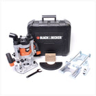 Black & Decker KW 1600 EKA 1600 W Oberfräse im Koffer - Toolbrothers