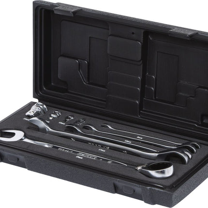KS TOOLS GEARplus Ratschenringmaulschlüssel-Satz, umschaltbar, 9-tlg ( 503.4650 ) - Toolbrothers