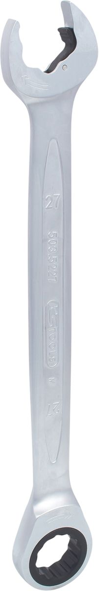 KS TOOLS DUO GEARplus Ringmaulschlüssel,Maul-Ratschenfunktion 27mm ( 503.5227 )