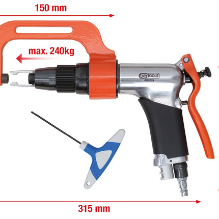 KS TOOLS Druckluft-Schweißpunkt-Bohrmaschinen-Satz, 3-tlg ( 515.1310 ) - Toolbrothers