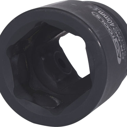 KS TOOLS 1" Sechskant-Kraft-Stecknuss, kurz, 40mm ( 515.1740 ) - Toolbrothers