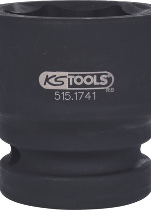 KS TOOLS 1" Sechskant-Kraft-Stecknuss, kurz, 41mm ( 515.1741 ) - Toolbrothers