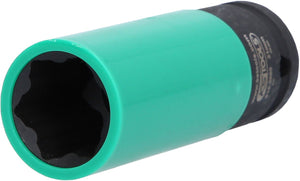 KS TOOLS 1/2" Spezial-Alu-Felgen Sonderprofil-Kraft-Stecknuss für Hyundai / Kia, lang, MS21 ( 515.2060 )