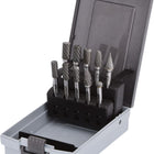 KS TOOLS HM Frässtift-Satz, Kunststoffkassette, 10-tlg ( 515.3220 ) - Toolbrothers