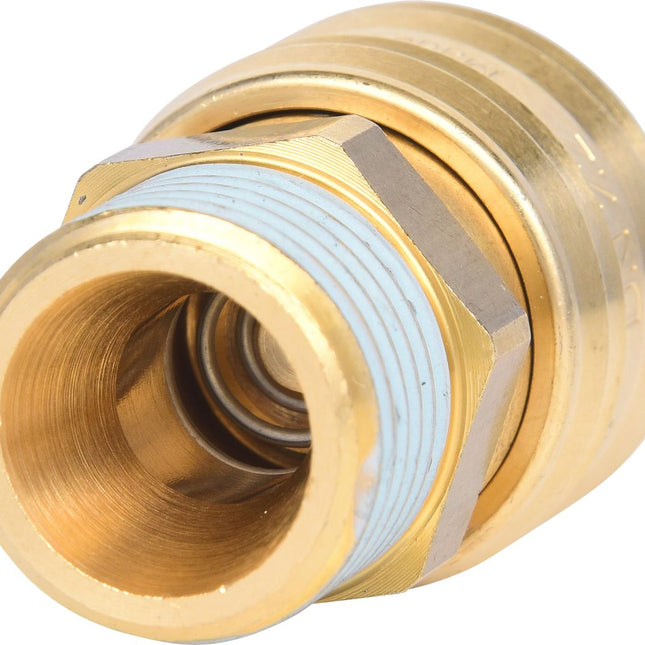 KS TOOLS Messing-Kupplung mit Außengewinde, G1/2"AG ( 515.3482 ) - Toolbrothers