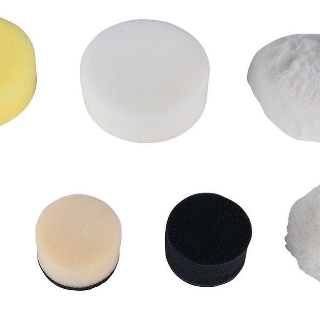 KS TOOLS Polierpad Lammfell, Ø 50,0mm, 5er Pack ( 515.5129 ) - Toolbrothers