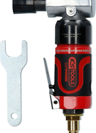 KS TOOLS SlimPOWER Mini-Druckluft-Schleifmaschine für kleine Pads, 19000 U/min ( 515.5570 ) - Toolbrothers