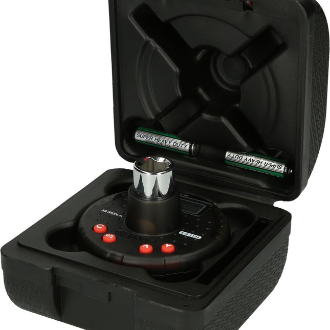 KS TOOLS 1/2" Digitaler Drehmomentadapter mit Winkelmesser, 68-340 Nm  ( 516.1194 ) - Toolbrothers