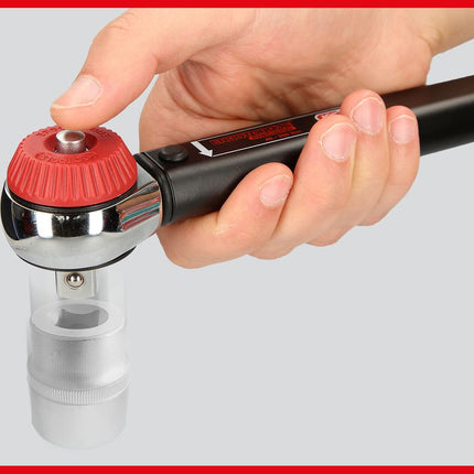 KS TOOLS 1" ERGOTORQUE®precision Ratschen-Drehmomentschlüssel Drehknopf, 200-1000Nm ( 516.1495 )