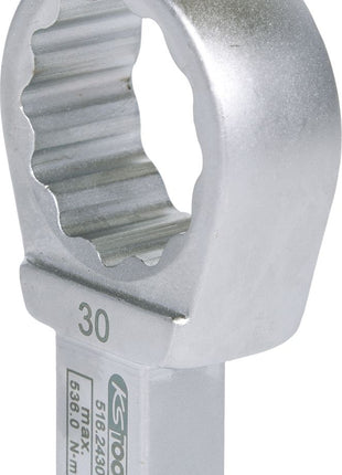 KS TOOLS 14x18mm Einsteck-Ringschlüssel, 30mm ( 516.2430 ) - Toolbrothers