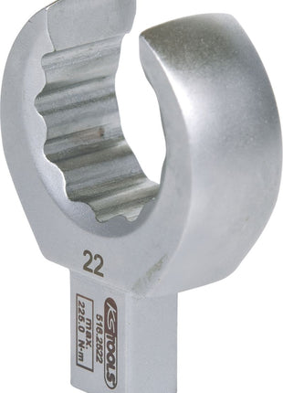 KS TOOLS 9x12mm Einsteck-Ringschlüssel offen, 22mm ( 516.2522 ) - Toolbrothers