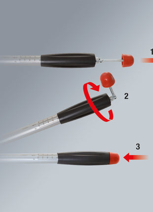 KS TOOLS 1/2" Kurzweg-Drehmomentschlüssel, 25-150Nm ( 516.3530 ) - Toolbrothers