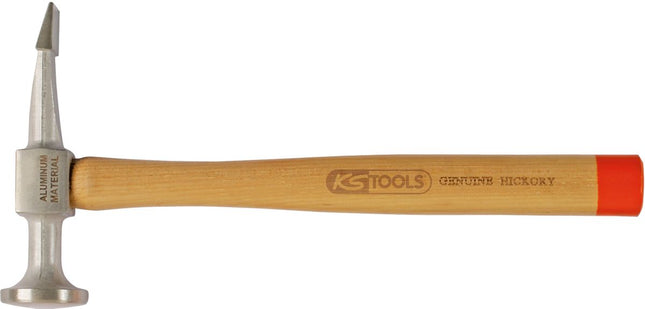 KS TOOLS Aluminium-Karosserie-Flachspitzhammer gewölbter Kopf, rund/flachspitz ( 700.1490 )
