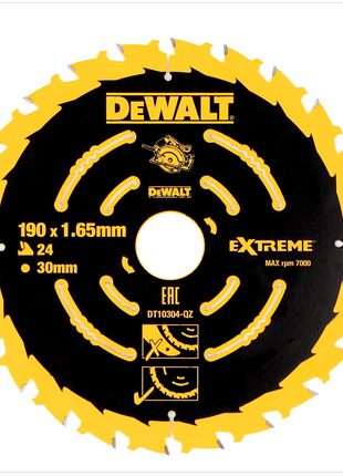 DeWalt DT10399 3er Pack 190 x 1,65 mm Extreme Kreissägen Sägeblatt - Toolbrothers