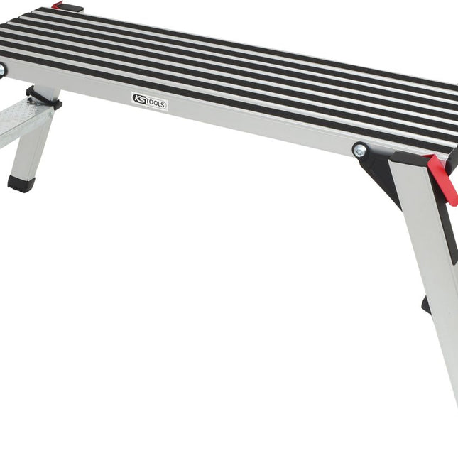 KS TOOLS Aluminium-Sicherheits-Laufbühne, L1270xB446xH495mm ( 800.0960 ) - Toolbrothers