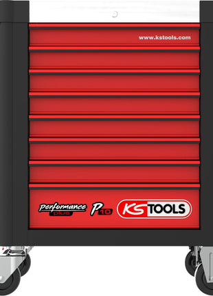 KS TOOLS Performanceplus Werkstattwagen-Satz P10 mit 241 Werkzeugen für 4 Schubladen ( 810.4241 ) - Toolbrothers