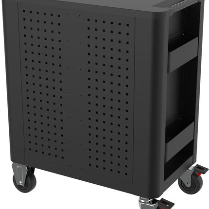 KS TOOLS PERFORMANCEplus P15 SCHWARZ/ROT Werkstattwagen mit 8 Schubladen ( 873.1008 ) - Toolbrothers