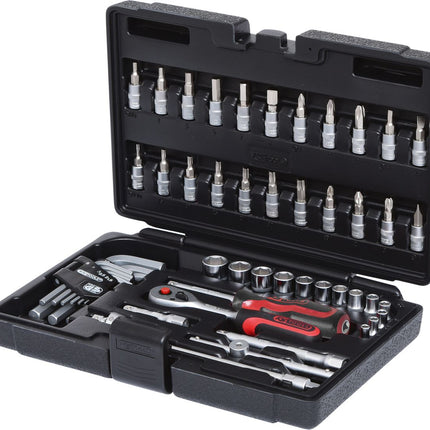 KS TOOLS 1/4" Steckschlüssel-Satz, 51-tlg ( 911.0651 ) - Toolbrothers