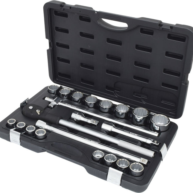 KS TOOLS 3/4" Steckschlüssel-Satz, 21-tlg 12-kant ( 911.0751 ) - Toolbrothers