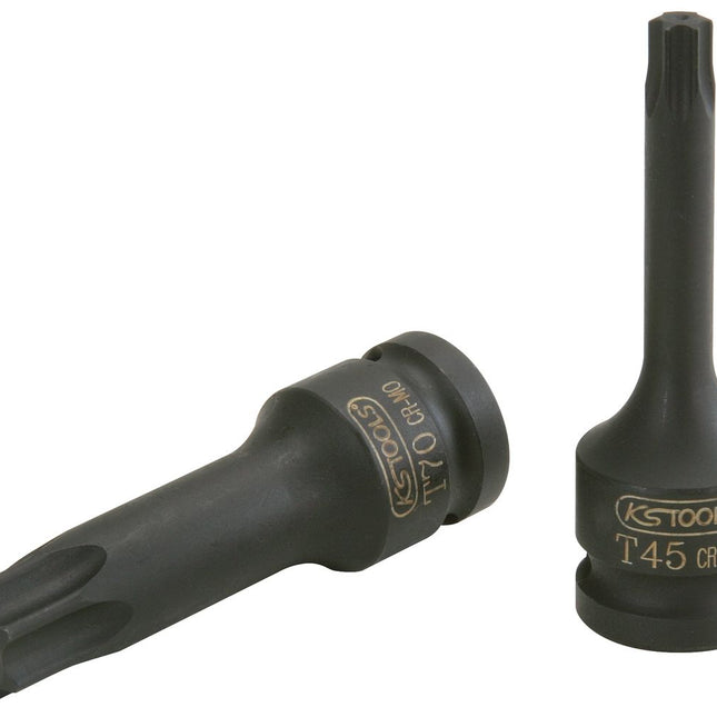 KS TOOLS 1/2" Kraft-Bit-Stecknuss Torx, lang, T70 ( 911.0921 ) - Toolbrothers