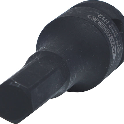 KS TOOLS 1/2" Kraft-Bit-Stecknuss Innensechskant, 12mm ( 911.0929 ) - Toolbrothers